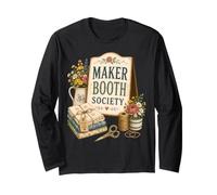 Maker Booth Society Craft Fair Aesthetic Long Sleeve T-Shirt