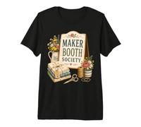 Maker Booth Society Craft Fair Aesthetic Premium T-Shirt