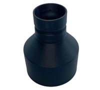 Maker Fixer Male OD 80mm 3.15" Fits Inside Measure Inner Diameter of Opening Dust Extraction Adaptor Compatible with DeWalt AirLock