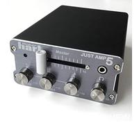Maker Hart Just Amp 5 - Compact Integrated Amplifier with Phono Preamp, Active 3-Band EQ, Send/ Effect Loop - Microphone Stand Mount