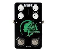 Maker hart PHANTASM/PHASER Phaser Pedal with TAP TEMPO - Dynamic 12-Stage Phaser, Real-Time Rate Adjustment High-Performance DSP 4 Knobs for Customizable Tone guitar effect pedal