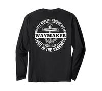 Maker Miracle Worker The Light The Way The Truth Art ON Back Long Sleeve T-Shirt