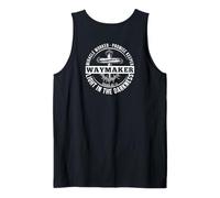 Maker Miracle Worker The Light The Way The Truth Art ON Back Tank Top