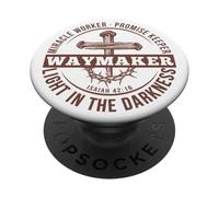 Maker Miracle Worker The Light The Way The Truth The Life PopSockets Adhesive PopGrip