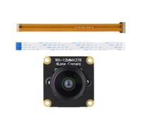 Maker Project Ribbon Camera Module, IMX378 12.3MP Color Optics, 190 Degree Fisheye Lens, Compact PCB Footprint, Cable Set, Easy Integration Compact Pcb Cable Color Cmos Embedded Development Maker