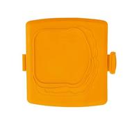 Maker, Silicone Sandwich Maker for Quick Grilled Cheese & Hot Sandwiches Non-stick Coating & Rapid Heating,Bread Baking Pan(Integrated Orange)