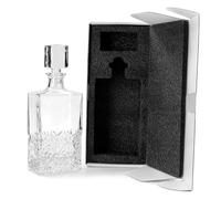 Makerflo Customizable 24 oz Whiskey Decanter with Airtight Stopper Pack of 1 | Liquor Decanter Bottle for Wine, Scotch, Bar, Ideal for Personalization - (Laser Engraving, UV DTF, Vinyl, Epoxy)