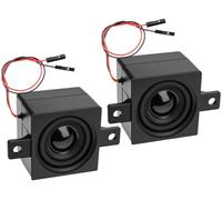 MakerHawk 2pcs Speaker 10 Watt 4 Ohm Single Cavity Mini Speaker Full-Range Cavity Micro Loundspeaker for Arduino with Du Pont Interface for Small Electronic Projects Advertising LCD Machine