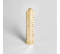 Makers Cabinet - Stria Brass Construction Ruler - Precision-machined, Folding, Imperial and Metric
