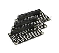 MakerSpot Raspberry Pi Zero W Proto Board Breadboard HAT Soldered with Female Pin Connector PCB Prototyping Board (3 Pack)