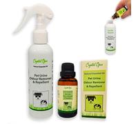 Makes 3 Bottles of Pet Urine Smell Neutralising & Odour Removing Spray. Tried & Trusted Blend. Cat, Dog & All Pets. Ultra-Effective & Safe Deterrent Against Fouling & Foul Leftover Smells.