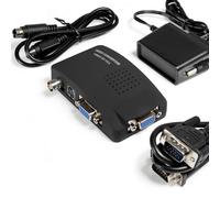 MakeTheOne CCTV Camera BNC S Video VGA to Laptop Computer PC VGA Monitor Converter Adapter Box