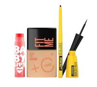Makeu.p Kit PV Sindhu's Everyday Essentials - Eyeliner, Skin Tint, Lip Balm, Kajal Combo
