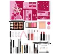 Makeup Advent Calendar 2025, 24 Days Christmas Makeup Sets For Women Gift, Complete Set of Cosmetics For a Flawless Finish, Christmas Countdown Kit Cosmetic Boxes for Women Girls (SetA)