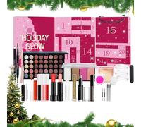 Makeup Advent Calendar - 24 Days Make Up Set Beauty Christmas Countdown Calendar 2025 | Portable 24 Pieces Christmas Makeup Set For Women, Girls, Family, Beginners Present For Party