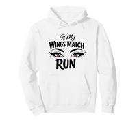 Makeup Artist If My Wings Match Run Antisocial Diva Pullover Hoodie
