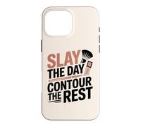Makeup Artist Slay The Day Contour Cosmetologist Humor Case for iPhone 16 Pro Max