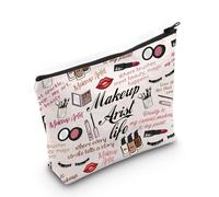 Makeup Artist Survival Kit Makeup Artist Life Makeup Zipper Pouch for MUA Cosmetology Graduation Gift (Makeup Bag)