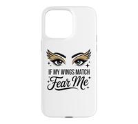Makeup Artist Winged Liner Fear Me MUA Cosmetologist Diva Case for iPhone 15 Pro Max
