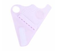Makeup Assistant Silicone Wristband, Makeup Palette Strap for Tools, Multiple Slots & Brush Cleaning Texture, Easy Carry (Purple)