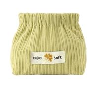 Makeup Bag - 5.12 Inch, Corduroy Stand | Portable Travel Organizer with Multiple Inner Pocket, Versatile Cosmetic Storage Accessory for Beauty Routine - Use ve, green, refer to the description