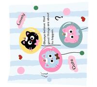 Makeup Bag Cloth Multi-purpose Adhesive Folding Lay Flat