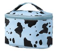 Makeup Bag Cow Pattern Cosmetic Portable Travel Thickened Waterproof Storage Can Store Skin Care Product Toiletries