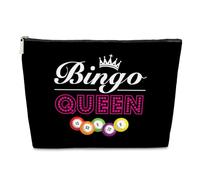 Makeup Bag for Bingo Money Game Lovers for Women, Bingo Players or Casino Lovers, Birthday Gift, Christmas, Casino, Game Gift, Colorful