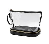 Makeup Bag for Brushes | Double-Layer Makeup Tool Storage Organizer Bag | Cosmetics Accessories for Home, Travel, Stage Performance, Parties, Business Trips