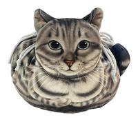 Makeup Bag for Ladies Travel Drawstring Pocket Cute Cat Makeup Bag Cat Lover Portable Gift Bag(B)