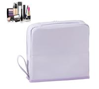 Makeup Bag for Travel,Parallel Makeup Bag | Large Capacity Organizer Case with Compartments Waterproof Storage for Home Camping Hotel Women Toiletries Business Trip
