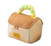 Makeup Bag for Travel Portable Toiletry Pouch House-Shaped Cosmetic Organizer Lightweight Waterproof Design Multipurpose Storage Ideal for Business Trips Home Things, 7.09x7.09x5.91in