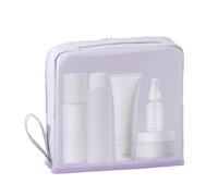 Makeup Bag for Travel,Stand up Makeup Brush Bag - Waterproof Portable Case with Compartments Organizer Storage for Home Camping Toiletries Men Business Trip Hotel