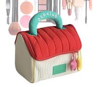 Makeup Bag for Travel - Storage Handbags Multipurpose Makeup Organizer - Lightweight Shampoo Pouch Cosmetic Pack for Home Business Trips, Red, Refer to description, Unisex