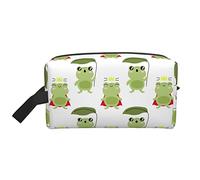 Makeup Bag for Women Teen Girls Large Capacity Travel Cosmetic Bag Makeup Organizer Bag Big Cute Makeup Bag Travel Cute Green Frog
