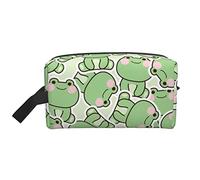 Makeup Bag for Women Teen Girls Large Capacity Travel Cosmetic Bag Makeup Organizer Bag Big Cute Makeup Bag Travel Cute Frog