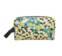 Makeup Bag for Women Teen Girls Large Capacity Travel Cosmetic Bag Makeup Organizer Bag Big Cute Makeup Bag Travel Abstract Spot