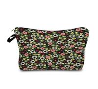 Makeup Bag Little Flower Printed Make Up Bag,Microfiber Cosmetic Bags,Toiletry Bags for Women,Personalized Small Make Up Bag,Travel Makeup Bag,Toiletry Bags,Coin Purse with Zipper 1 Piece