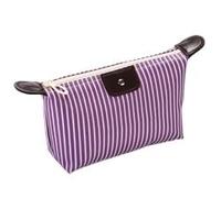 Makeup Bag Makeup Bag Cosmetic Bags for Women Waterproof Toiletry Bag Multifunction Portable Travel Pouch Stripe Organizer Set 3 Travel(Lila)