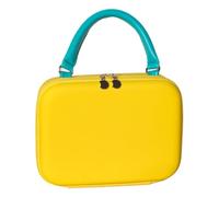 Makeup Bag, Makeup Pouch, 9.45x3.15x7.09 inches, Portable and Flexible Compartment Organizer, Storage Solution, Ideal for Family, Friends, Outdoor, Travels, Green/Pink/Yellow/Khaki