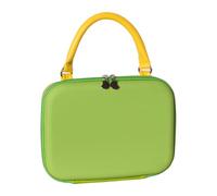 Makeup Bag, Makeup Pouch, 9.45x3.15x7.09 inches, Portable and Flexible Compartment Organizer, Storage Solution, Ideal for Family, Friends, Travels, Green/Pink/Yellow/Khaki