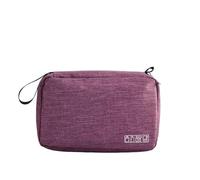Makeup Bag Men Women Hanging Cosmetic Bag Multifunction Travel Organizer Toiletry Wash Make Up Storage Pouch Beautician Folding Makeup Bag Make Up Bag(Purple)