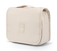 Makeup Bag,Mossio Unisex Multifunction Bottles Grooming Shampoo Travel Case TSA Approved Beige