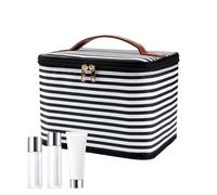 Makeup Bag Organizer - Spacious Cosmetic Case, Travel Washable, Multi-Compartment, Durable Pouch, Lightweight Design | Large Dividers for Outdoor Toiletries AI