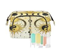 Makeup Bag Organizer Tarot Sun Moon Yin Yang Space2 Lightweight Women's Coin Purse for Toiletry Travel Kit Organizer