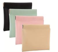 Makeup Bag Portable 4 Counts/Set Mini Cosmetic,Organizer Pouch Versatile for Lip Balm Eyeliners