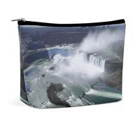 Makeup Bag Portable Cosmetic Bag Large Capacity Travel Makeup Bag Storage Bag New York City Printed Toiletry Bag Suitable for Women And Girls, Niagara Falls, One Size