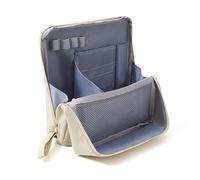 Makeup Bag Portable Large Capacity Waterproof Standing Make up Bag Cosmetic Toiletry Bags With Luggage Travel-Friendly, Beige, One Size