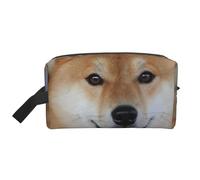 Makeup Bag,Shiba Inu Dog Breed Travel Cosmetic Bag Toiletry Bag Portable Makeup Pouch Organizer