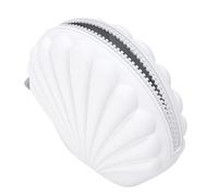 Makeup Bag - Silicone Portable Design, 2.1x5.1in Shell Bag Pouch, Wide Access Storage Extra Stretch Capacity with Flexible Opening Function, Women Cosmetic Organizer, Girls Jewelry Travel Use